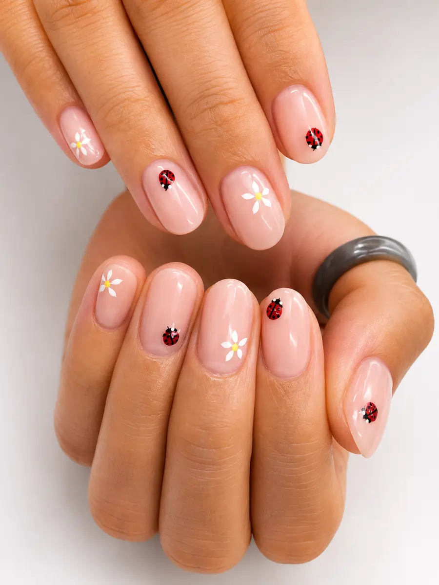 Custom nail art created at NAILTIFUL Burbank — look 05