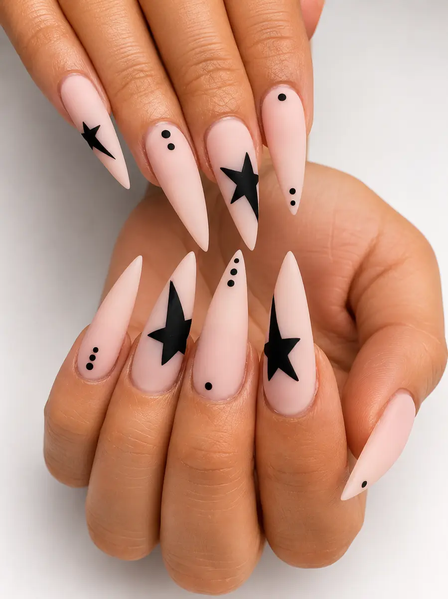 Custom nail art created at NAILTIFUL Burbank — look 06