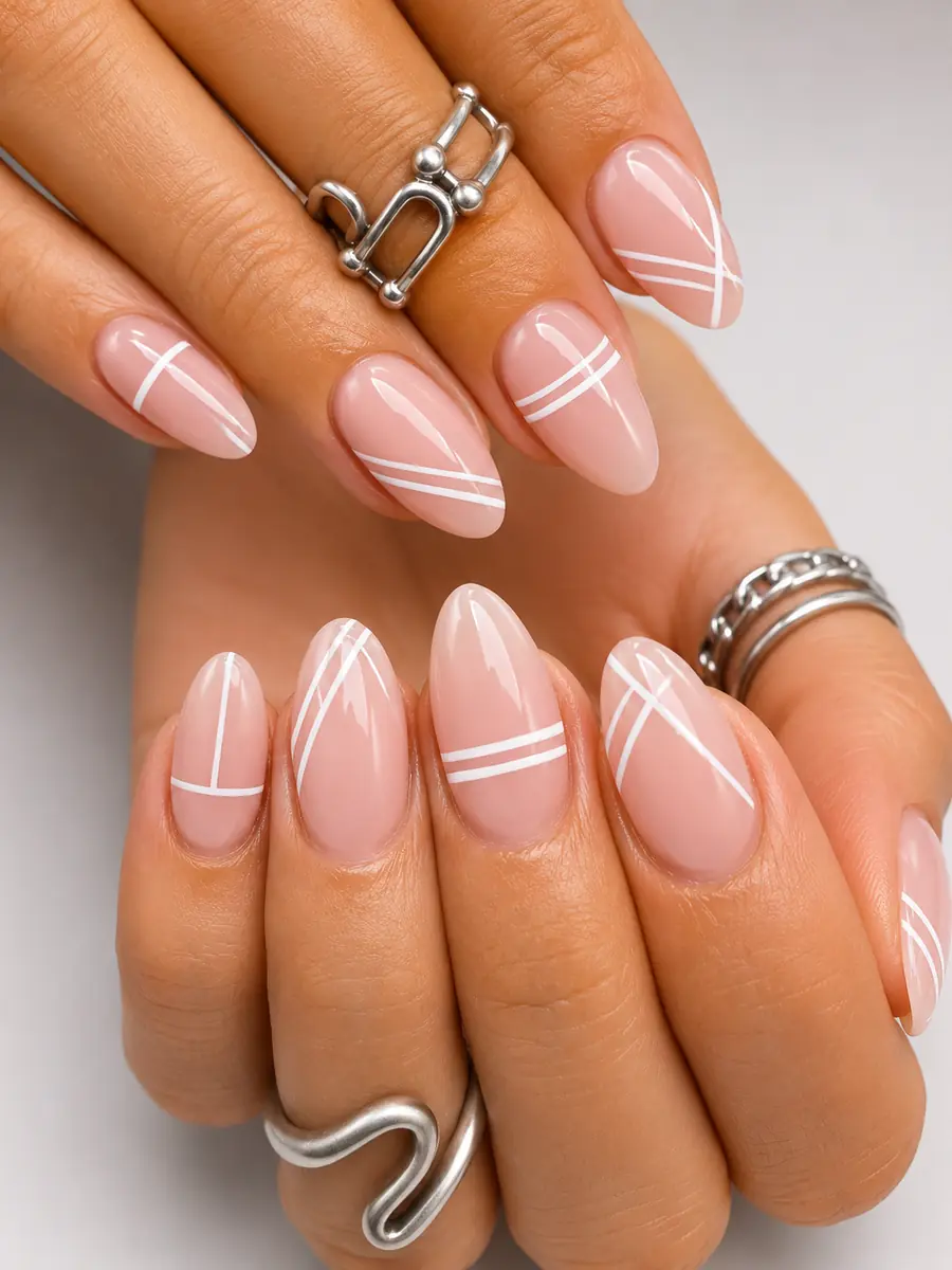Custom nail art created at NAILTIFUL Burbank — look 07