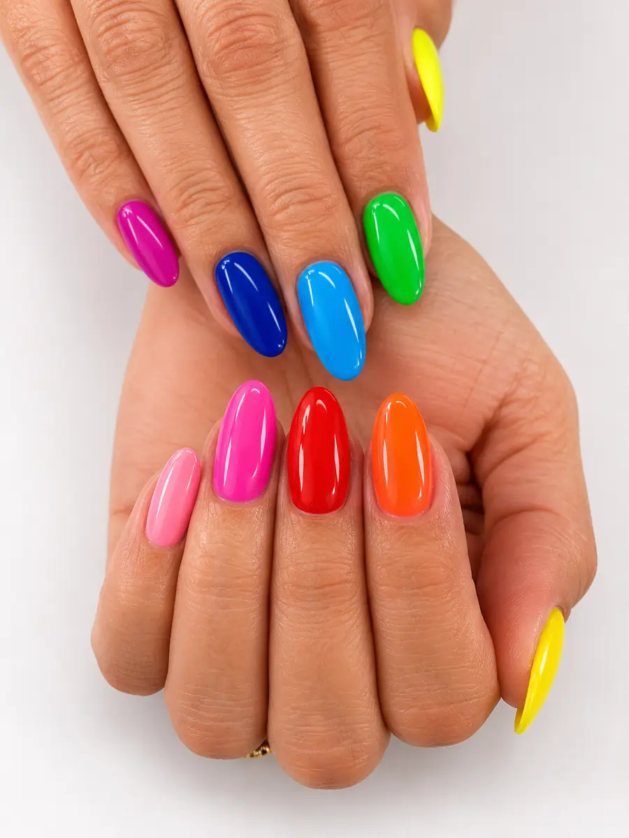 Custom nail art created at NAILTIFUL Burbank — look 08