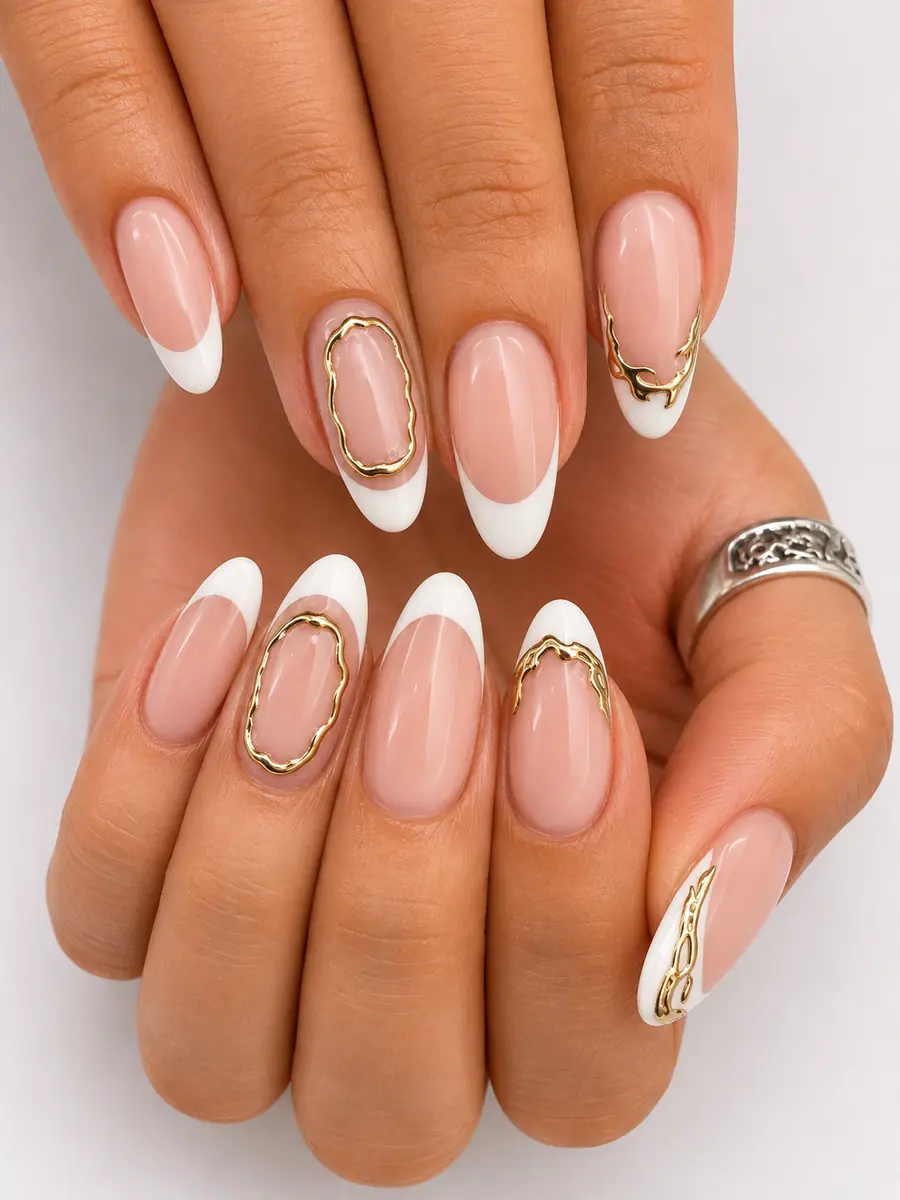Custom nail art created at NAILTIFUL Burbank — look 11
