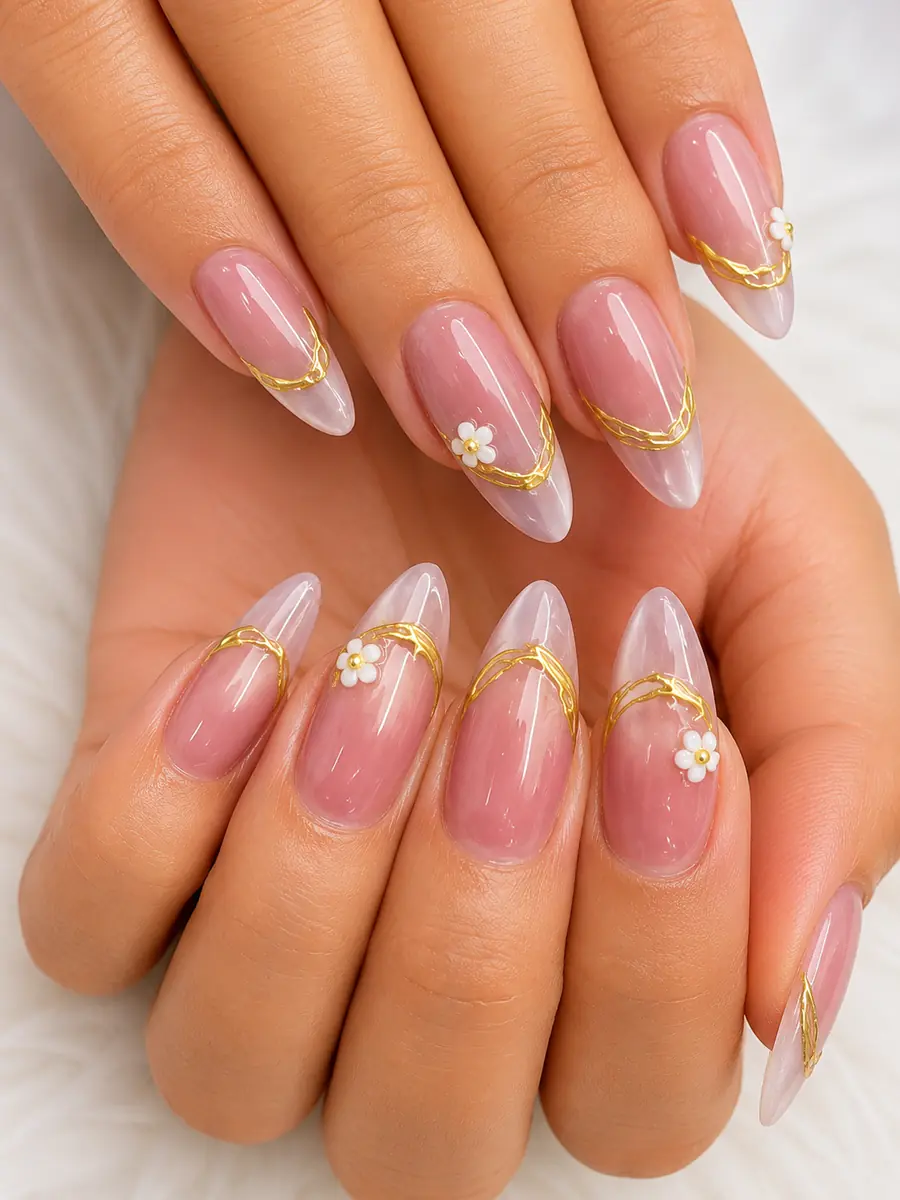 Custom nail art created at NAILTIFUL Burbank — look 13