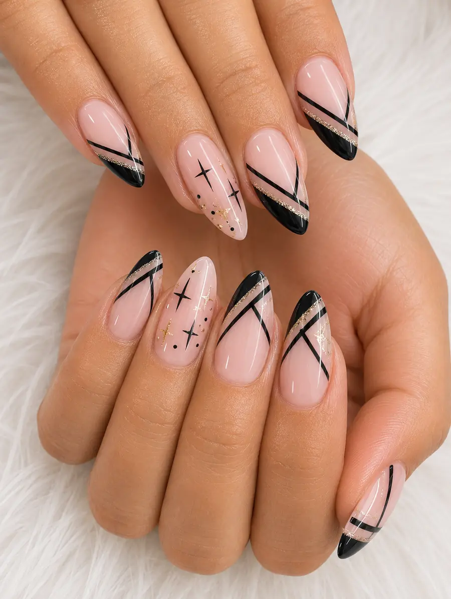 Custom nail art created at NAILTIFUL Burbank — look 15