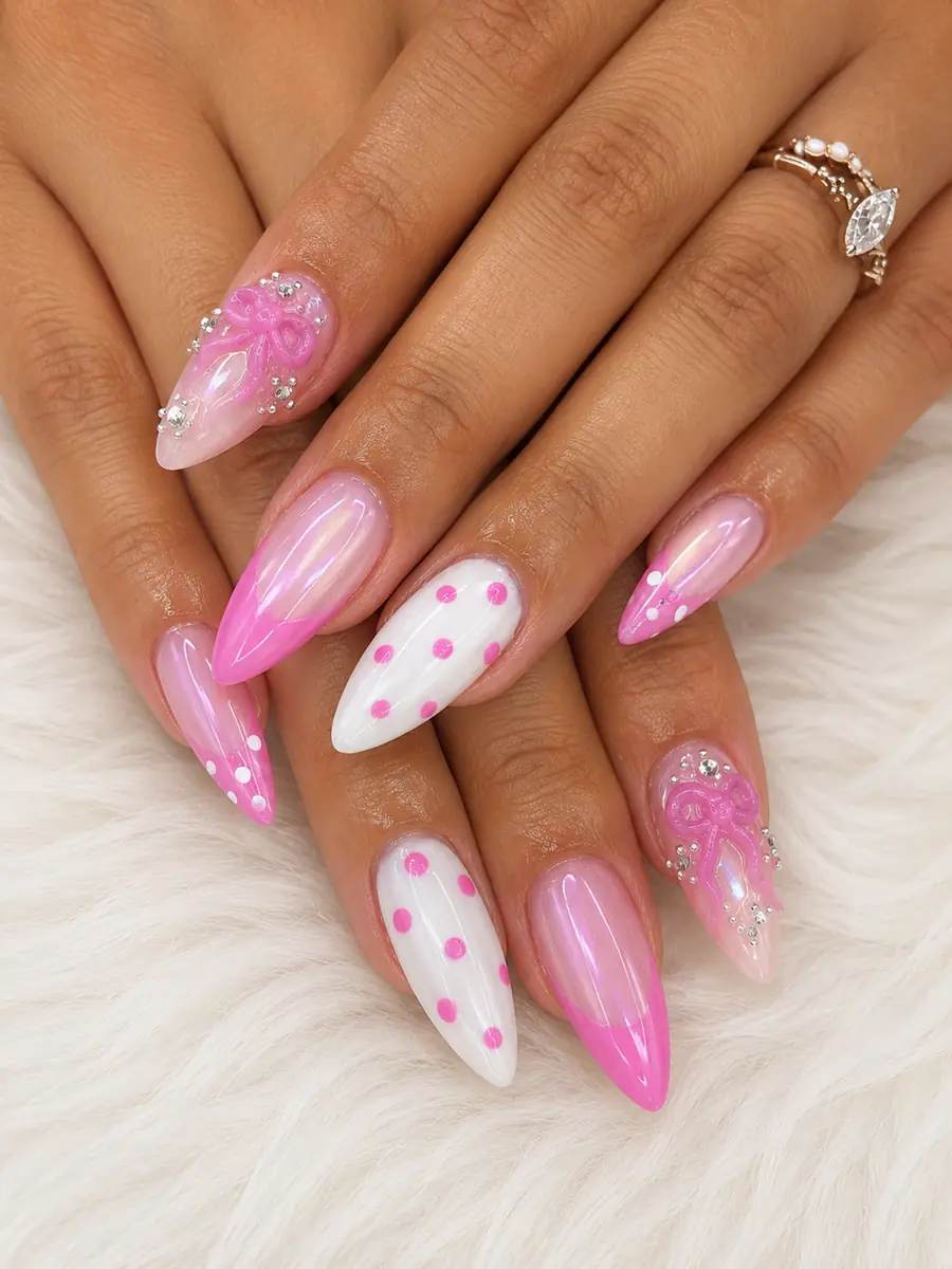 Custom nail art created at NAILTIFUL Burbank — look 20