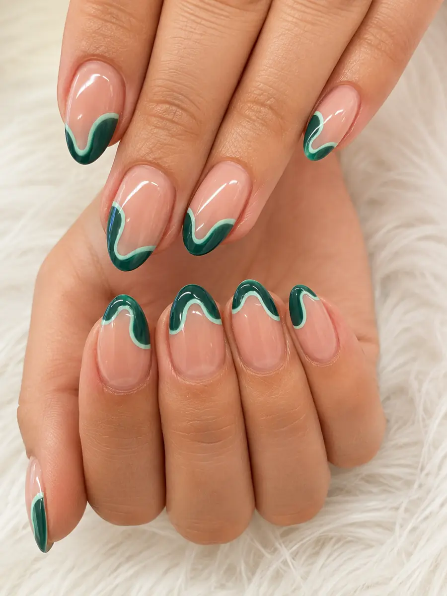 Custom nail art created at NAILTIFUL Burbank — look 26