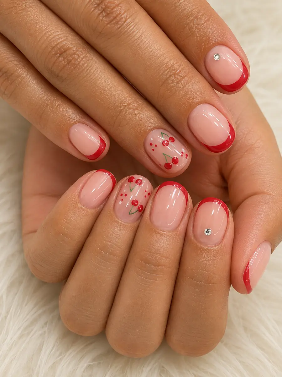Custom nail art created at NAILTIFUL Burbank — look 27