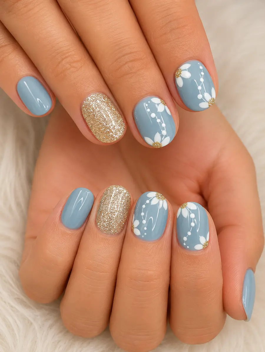 Custom nail art created at NAILTIFUL Burbank — look 30